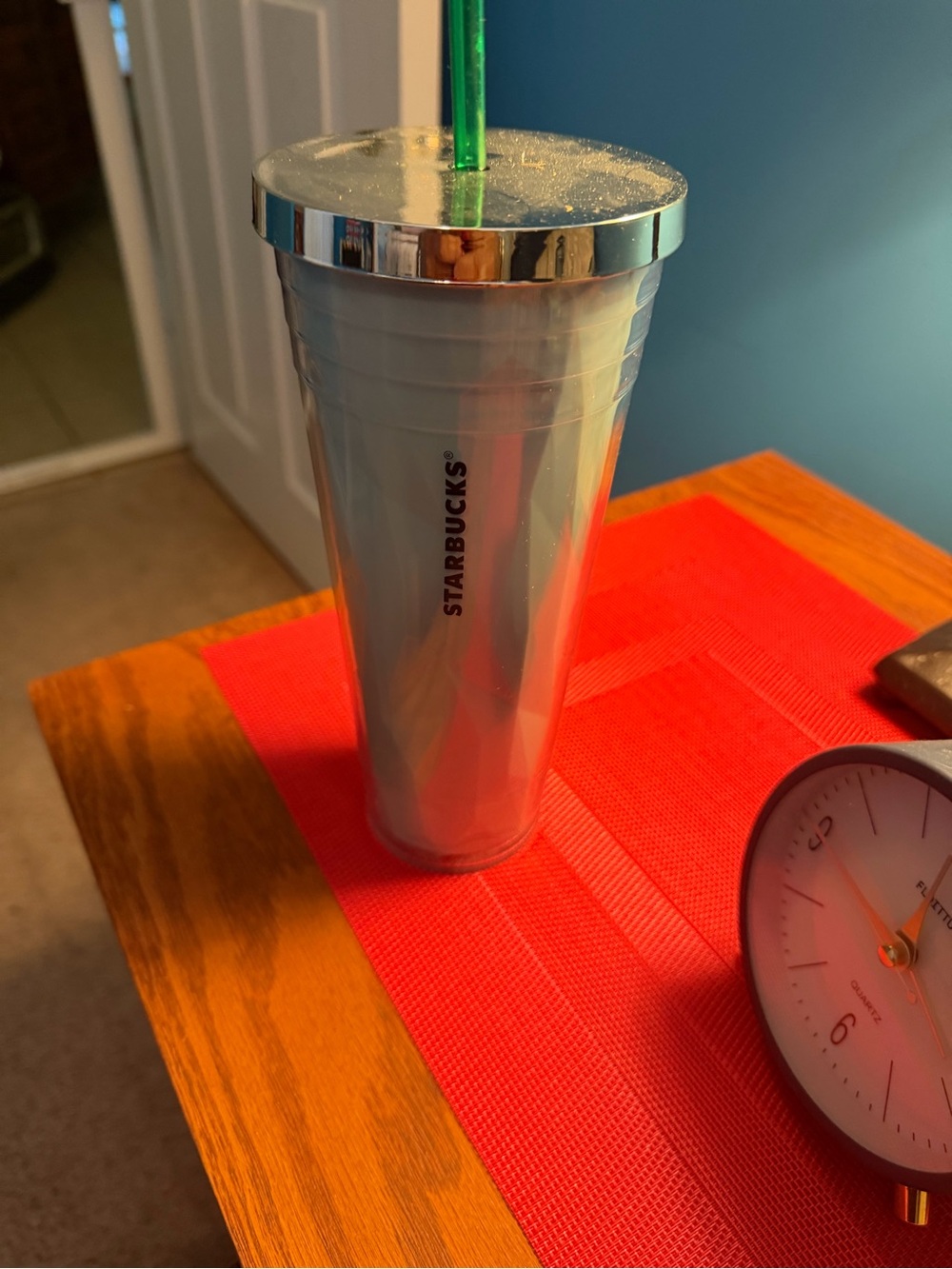Used Starbucks 2012 Chiseled Prism 24 oz Venti Cold Cup